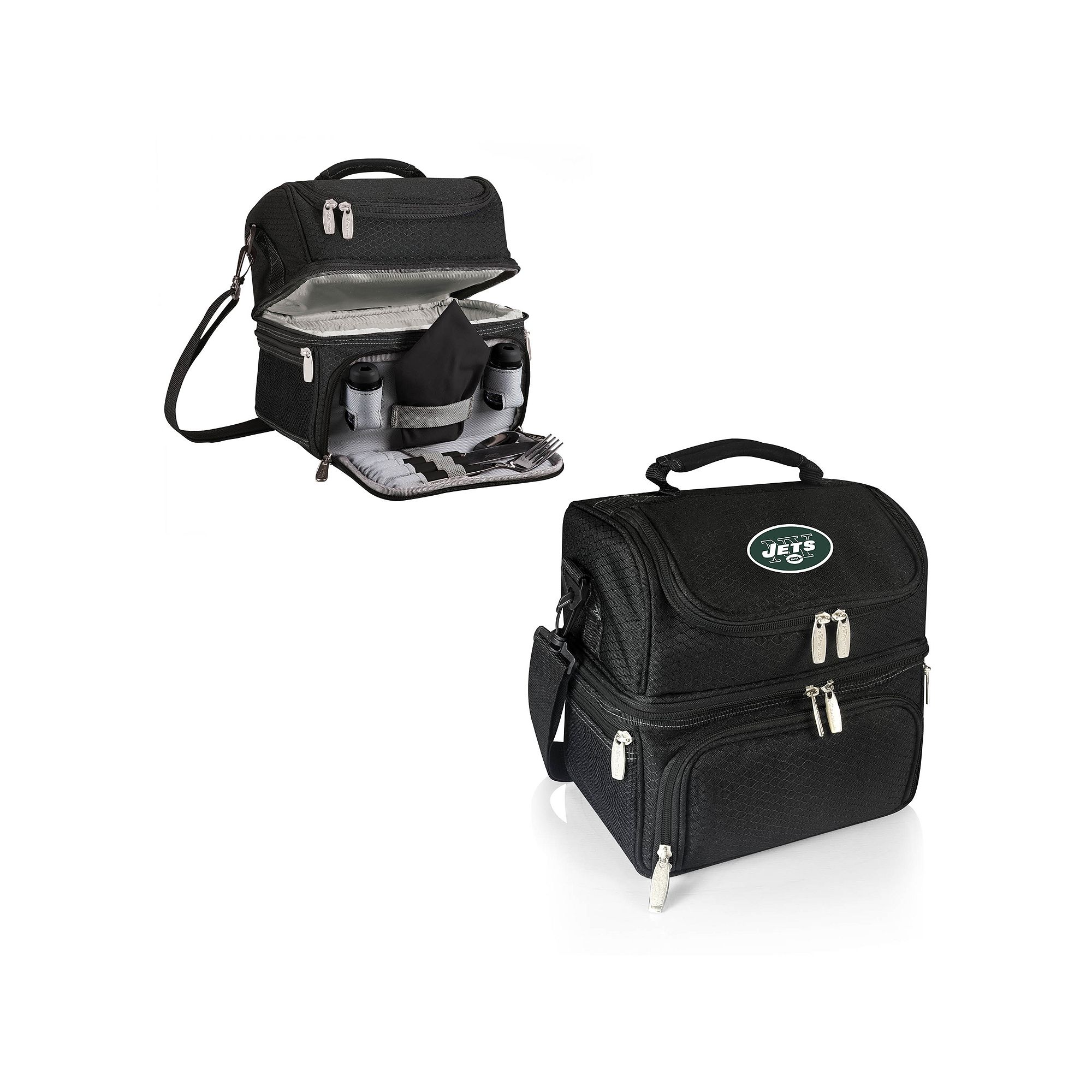 Picnic Time New York Jets Pranzo 7-Piece Insulated Cooler Lunch Tote Set, B