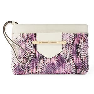 Jennifer Lopez Alexa Snakeskin Wristlet