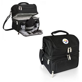 Picnic Time Pittsburgh Steelers Pranzo 7 pc Insulated Cooler Lunch Tote Set