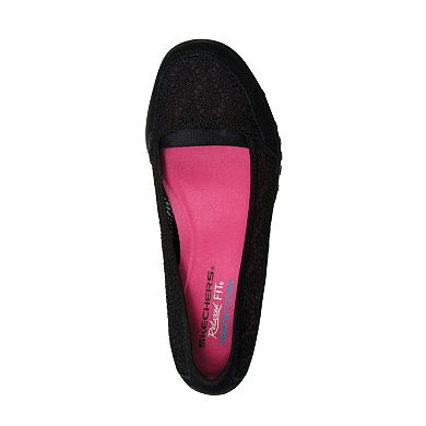 Ung dame matron toilet Skechers Relaxed Fit Breathe Easy Pretty Factor Women's Ballet Flats