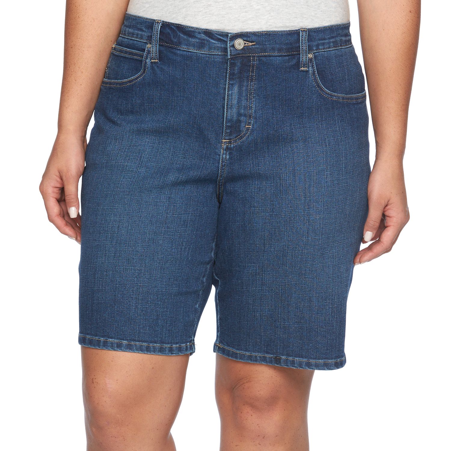 women's lee relaxed fit bermuda shorts