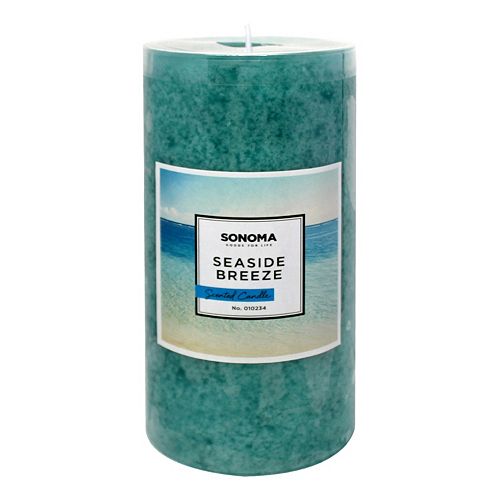 SONOMA Goods for Life™ 3 x 6 Seaside Breeze Pillar Candle