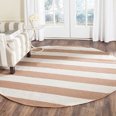 Safavieh Montauk Drake Striped Handcrafted Flatweave Rug