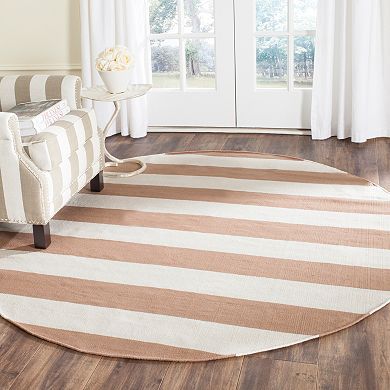 Safavieh Montauk Drake Striped Handcrafted Flatweave Rug