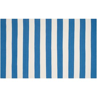 Safavieh Montauk Drake Striped Handcrafted Flatweave Rug