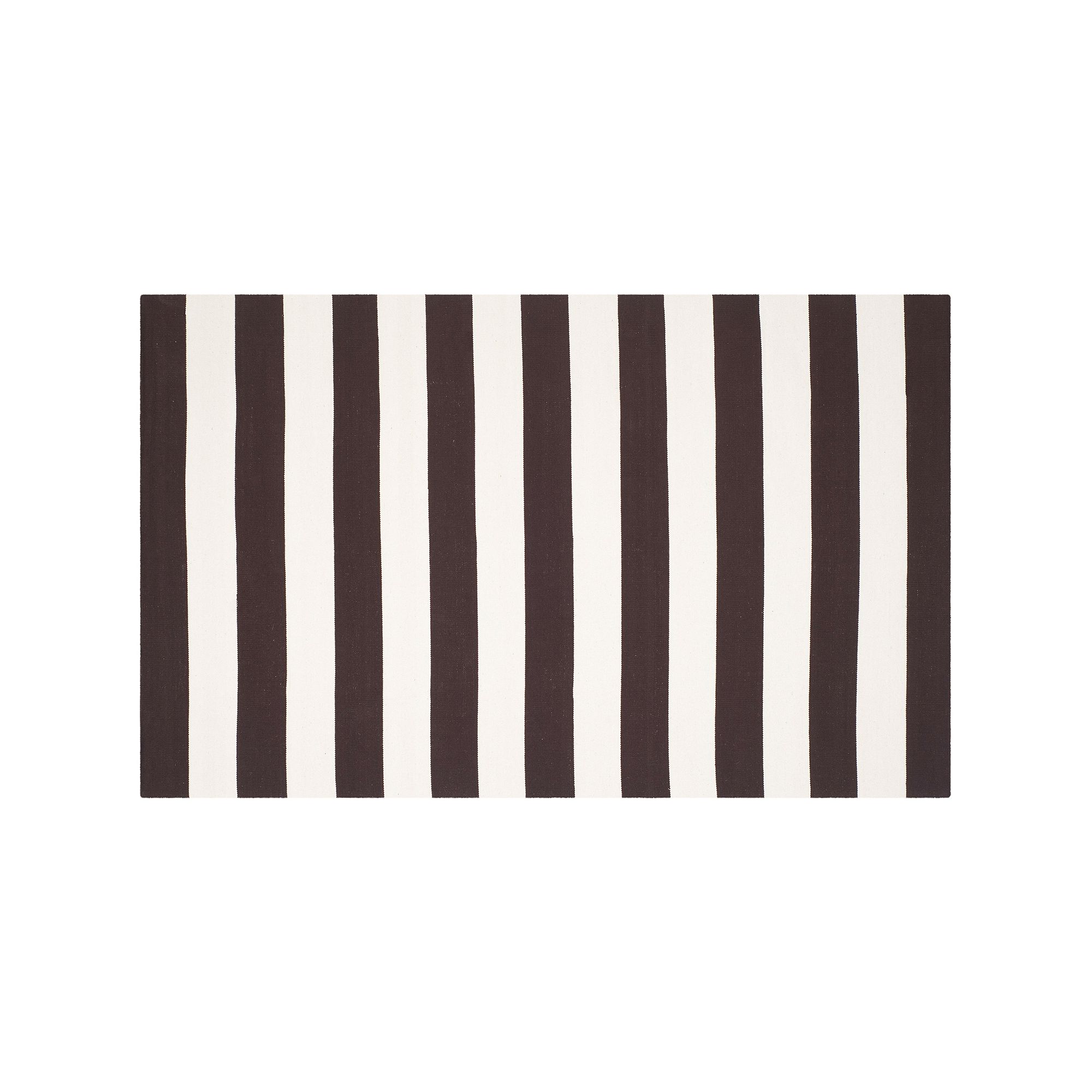 Safavieh Montauk Drake Striped Handcrafted Flatweave Rug, Brown Ivory