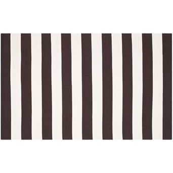 Safavieh Montauk Drake Striped Handcrafted Flatweave Rug