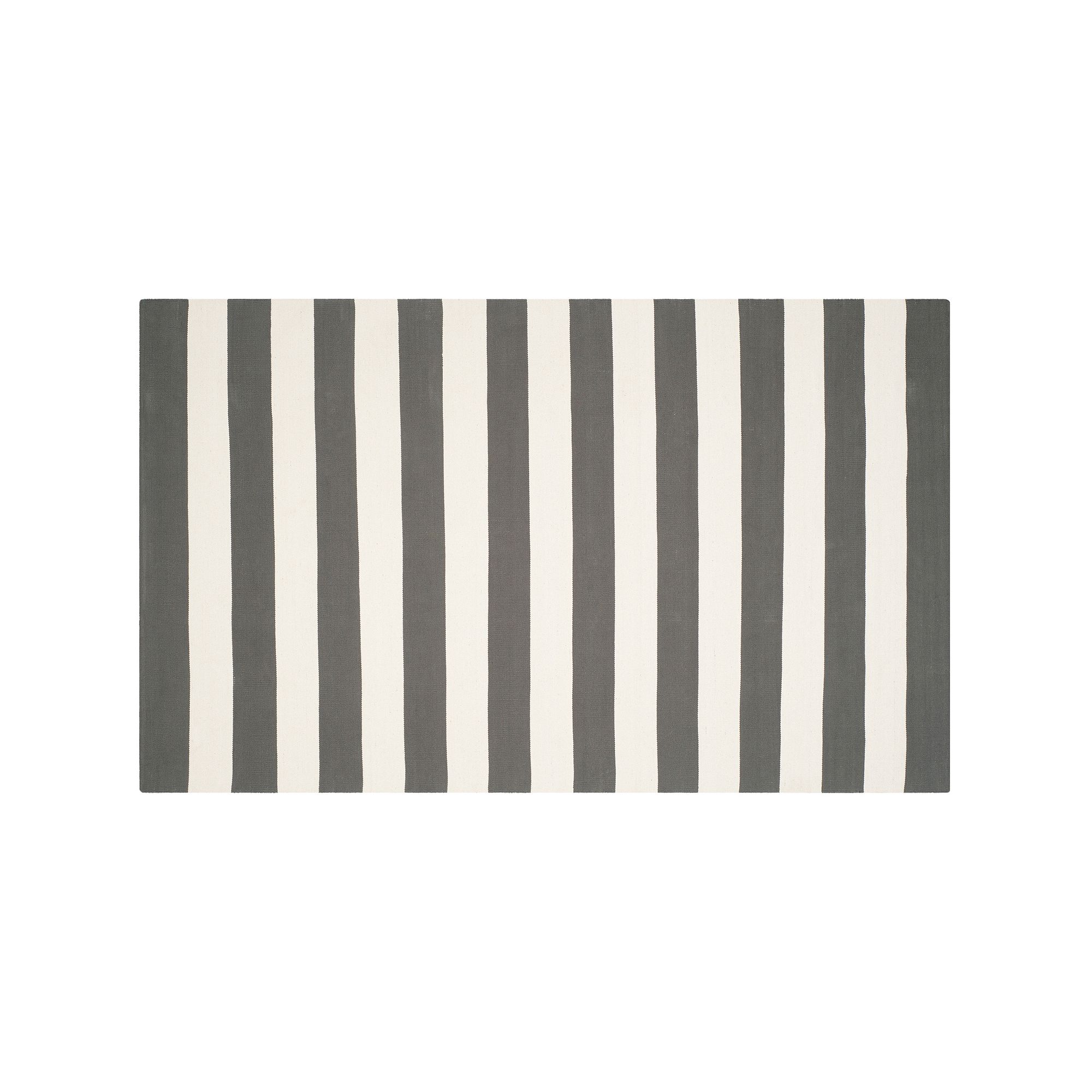 Safavieh Montauk Drake Striped Handcrafted Flatweave Rug, Gray Ivory