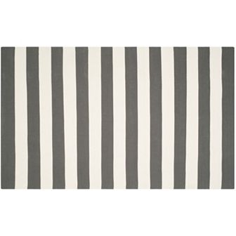 Safavieh Montauk Drake Striped Handcrafted Flatweave Rug