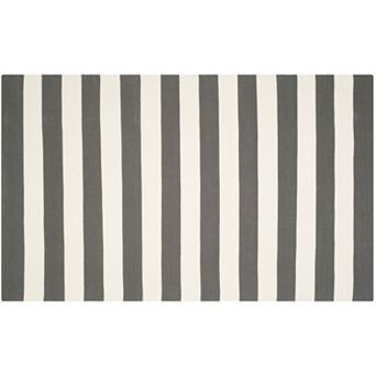 Safavieh Montauk Drake Striped Handcrafted Flatweave Rug