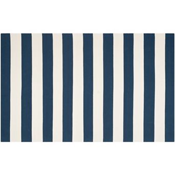 Safavieh Montauk Drake Striped Handcrafted Flatweave Rug