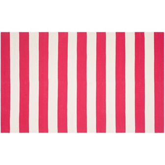 Safavieh Montauk Drake Striped Handcrafted Flatweave Rug