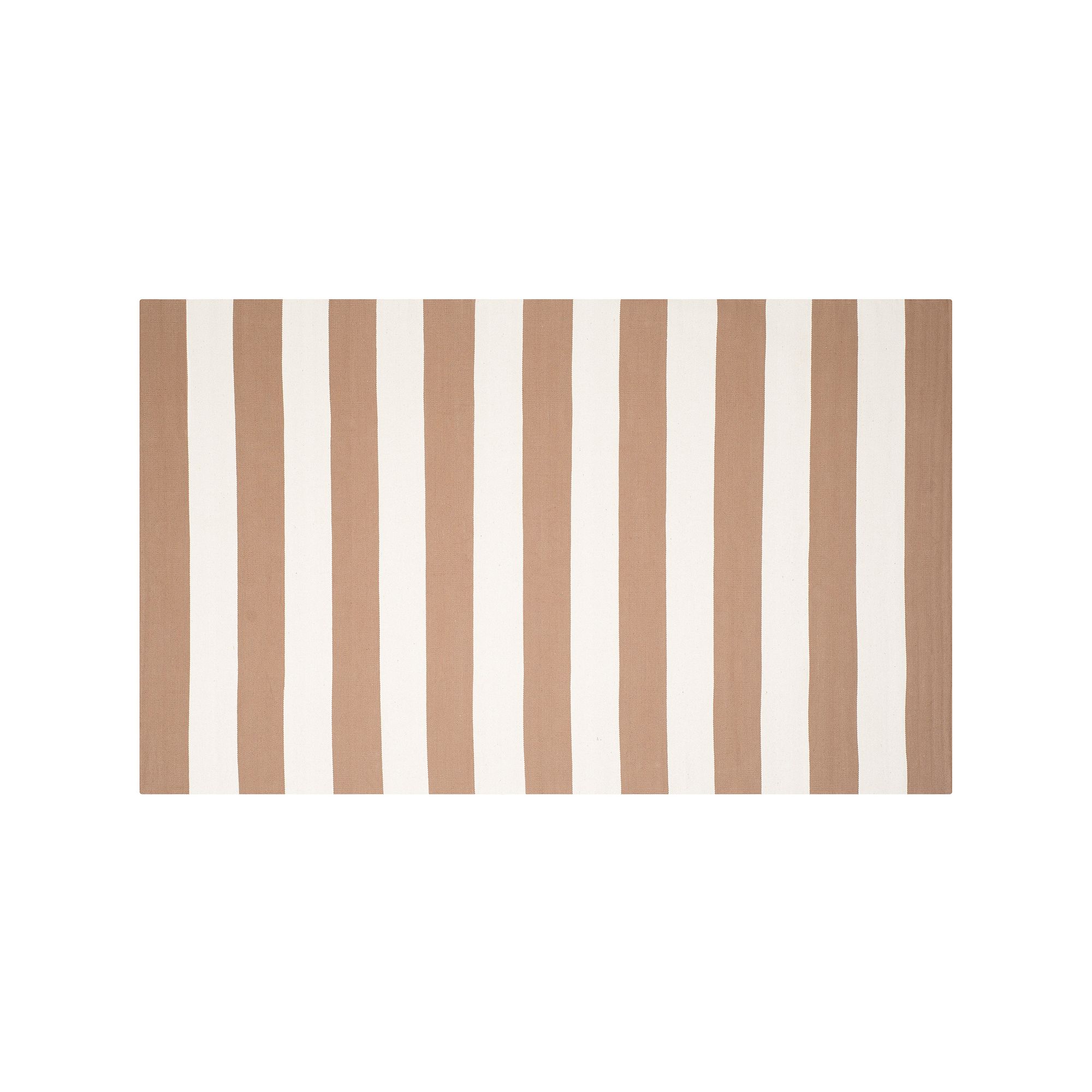 Safavieh Montauk Drake Striped Handcrafted Flatweave Rug, Sand Ivory