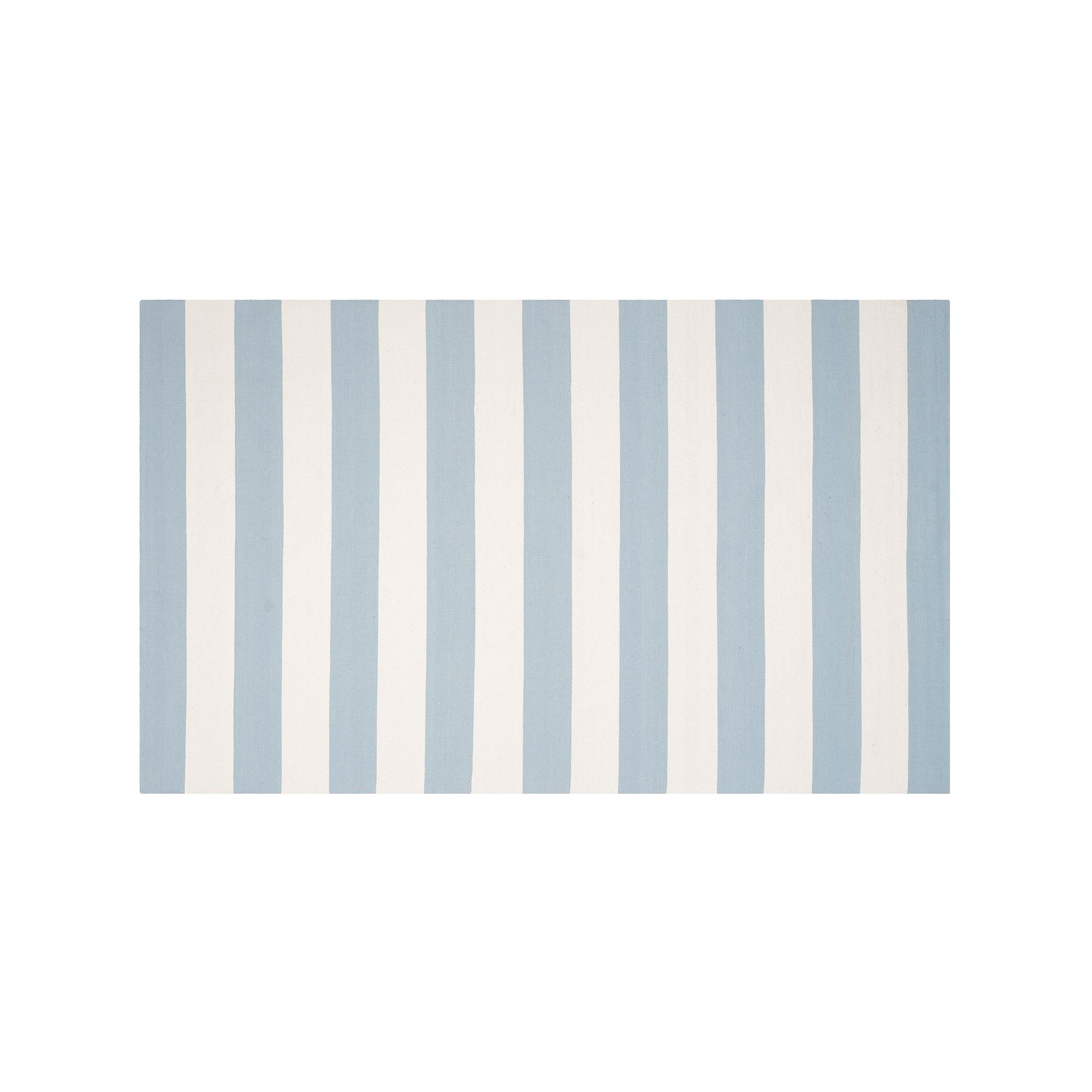 Safavieh Montauk Drake Striped Handcrafted Flatweave Rug, Blue Ivory
