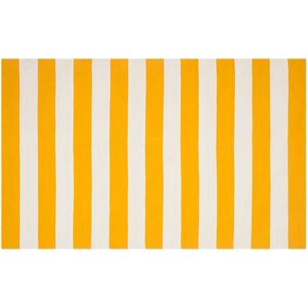 Safavieh Montauk Drake Striped Handcrafted Flatweave Rug