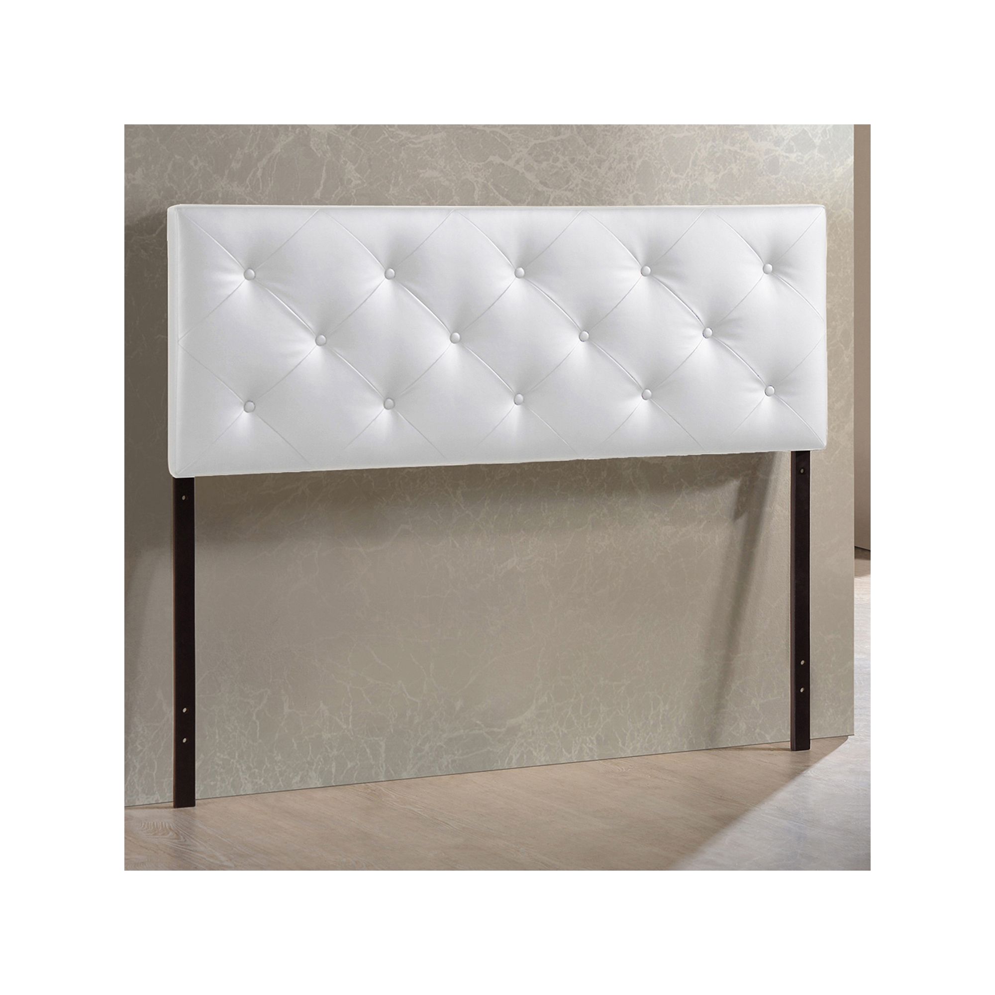 Baxton Studio Bedford Tufted Headboard, White