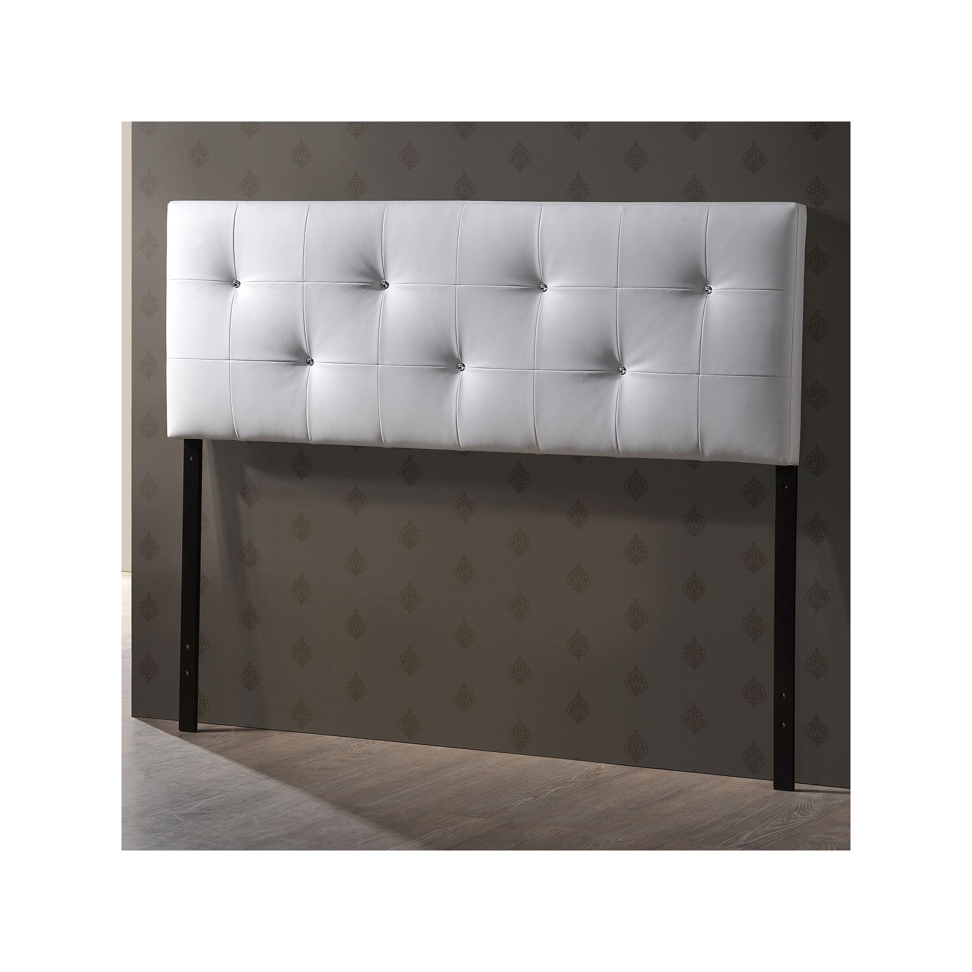 20972802 Baxton Studio Kirchem Upholstered Headboard, White sku 20972802