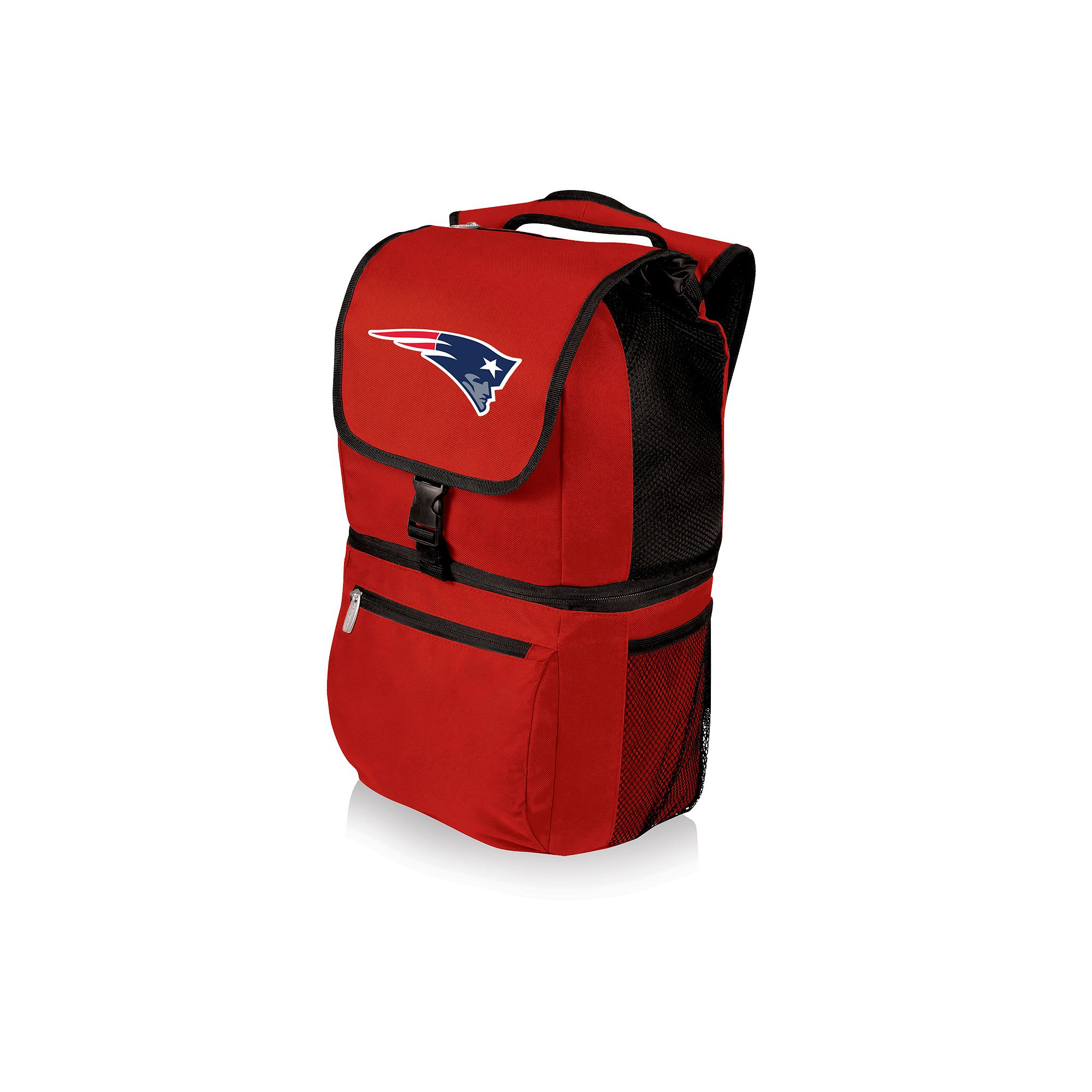 Picnic Time New England Patriots Zuma Backpack Cooler, Red