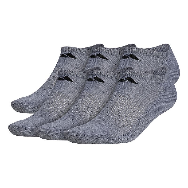 Big & Tall adidas 6-pack Athletic Cushioned No Show Socks, Men's, 