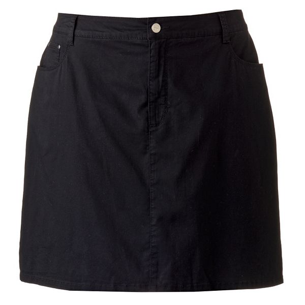 Plus Size Croft & Barrow® Classic Fit Twill Skort