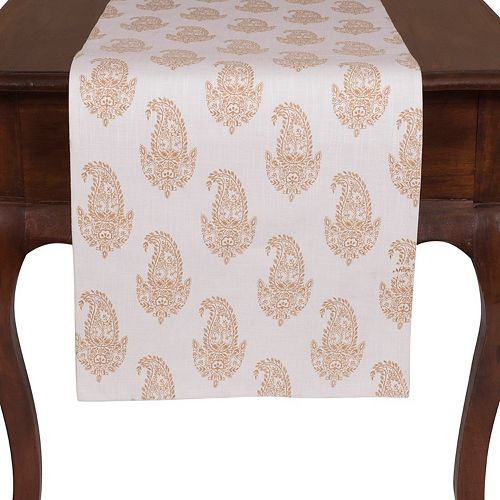 Kaf Home Rani Paisley Table Runner 16 X 90
