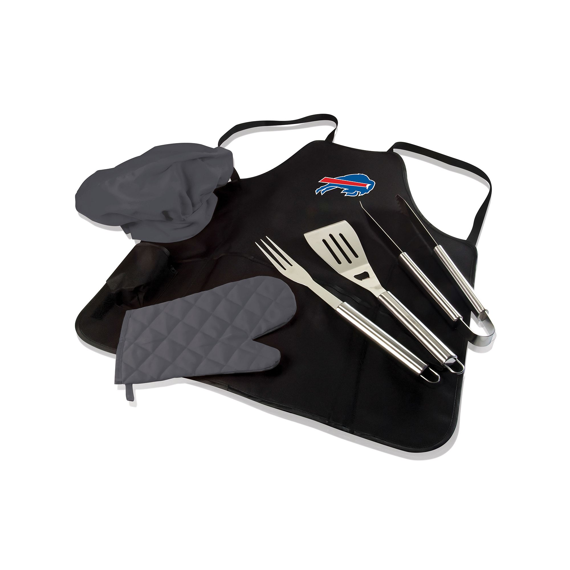 Picnic Time Buffalo Bills BBQ Apron & Tote, Black