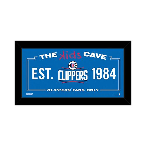 Steiner Sports Los Angeles Clippers 10″ x 20″ Kids Cave Sign