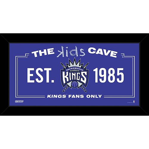 Steiner Sports Sacramento Kings 10 x 20 Kids Cave Sign