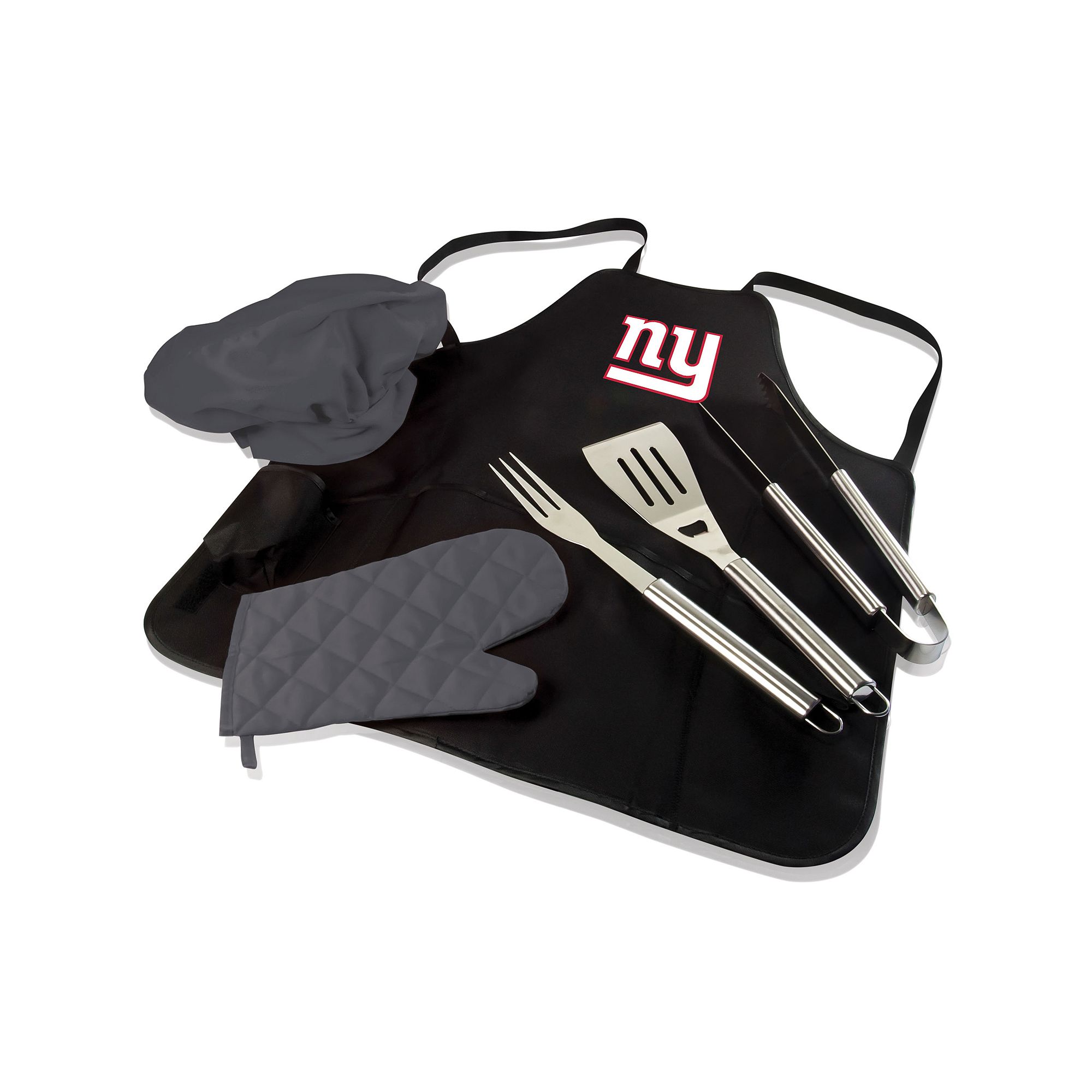Picnic Time New York Giants BBQ Apron & Tote, Black