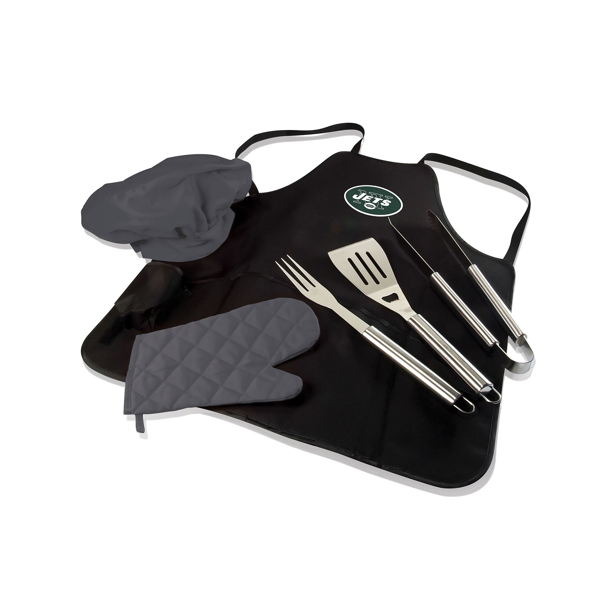 Picnic Time New York Jets BBQ Apron & Tote, Black