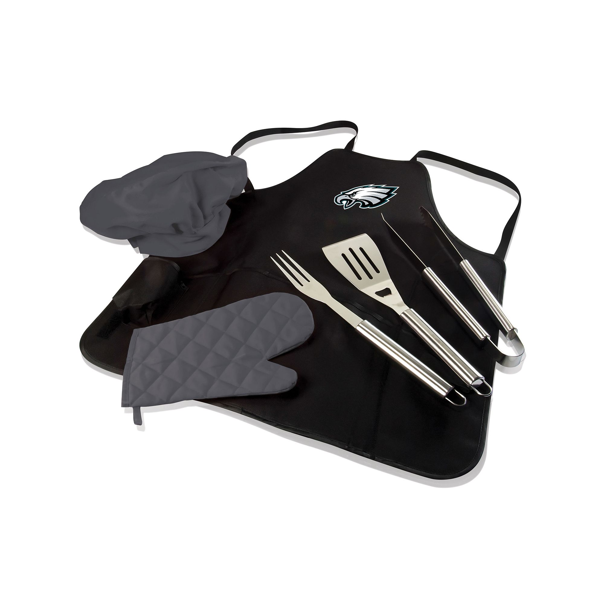 Picnic Time Philadelphia Eagles BBQ Apron & Tote, Black
