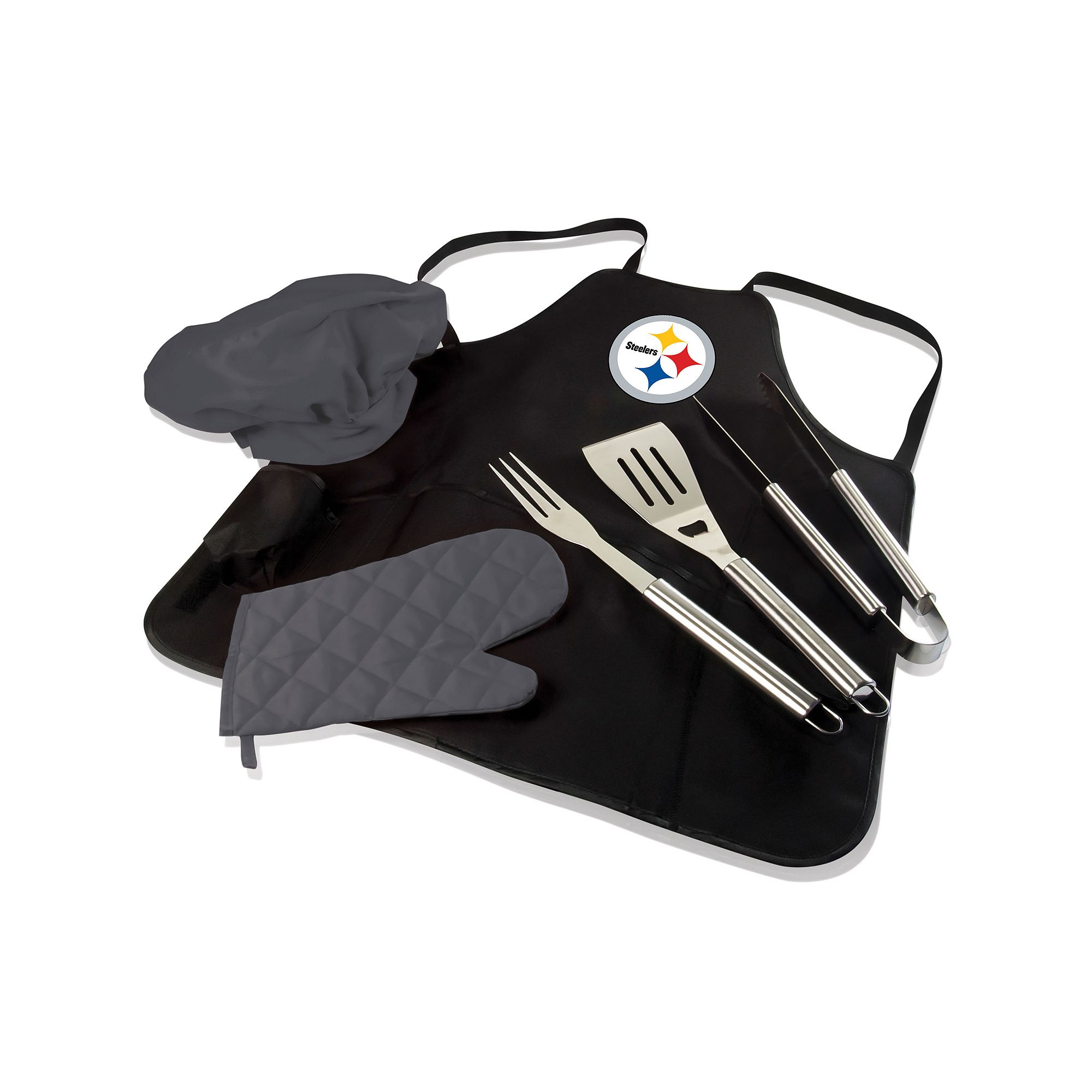 Picnic Time Pittsburgh Steelers BBQ Apron & Tote, Black