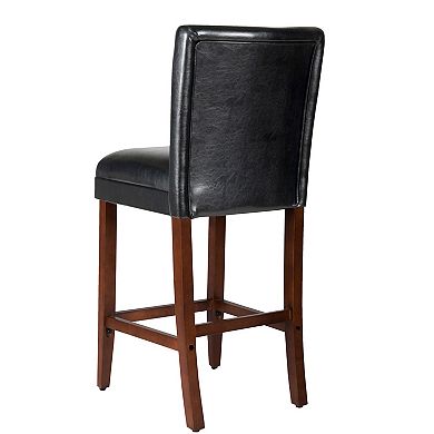 HomePop Luxury Bar Stool 29-in.