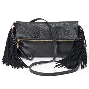 Jennifer Lopez Camilla Fringed Crossbody Bag