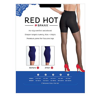 RED HOT by SPANX Shaping Sheer Tights