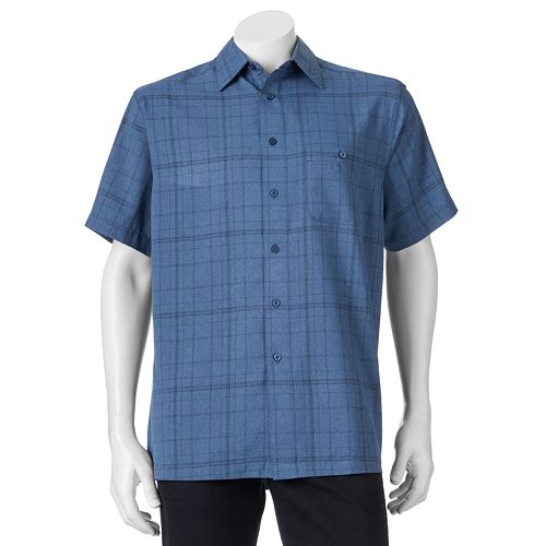 microfiber button down shirt