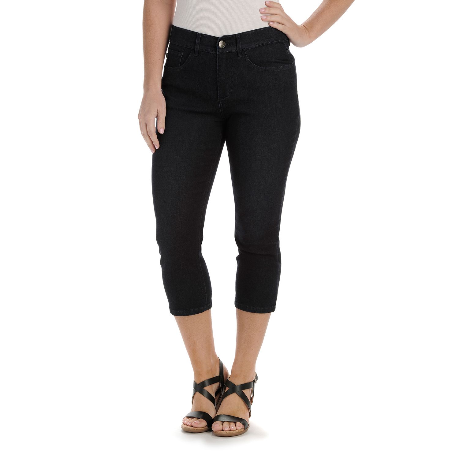 lee easy fit crop jeans