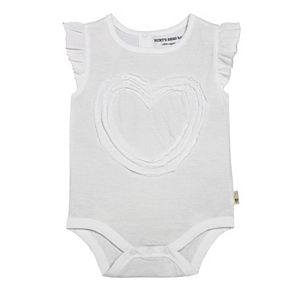 Baby Girl Burt's Bees Baby Organic Heart Bodysuit