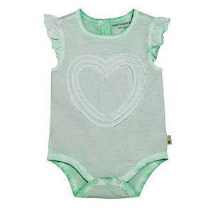Baby Girl Burt's Bees Baby Organic Heart Bodysuit