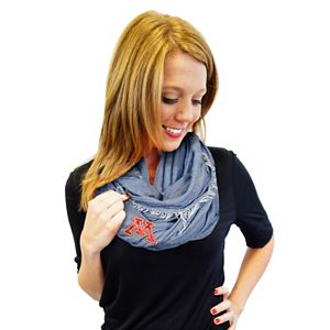 Adult Minnesota Golden Gophers Chambray Infinity Scarf