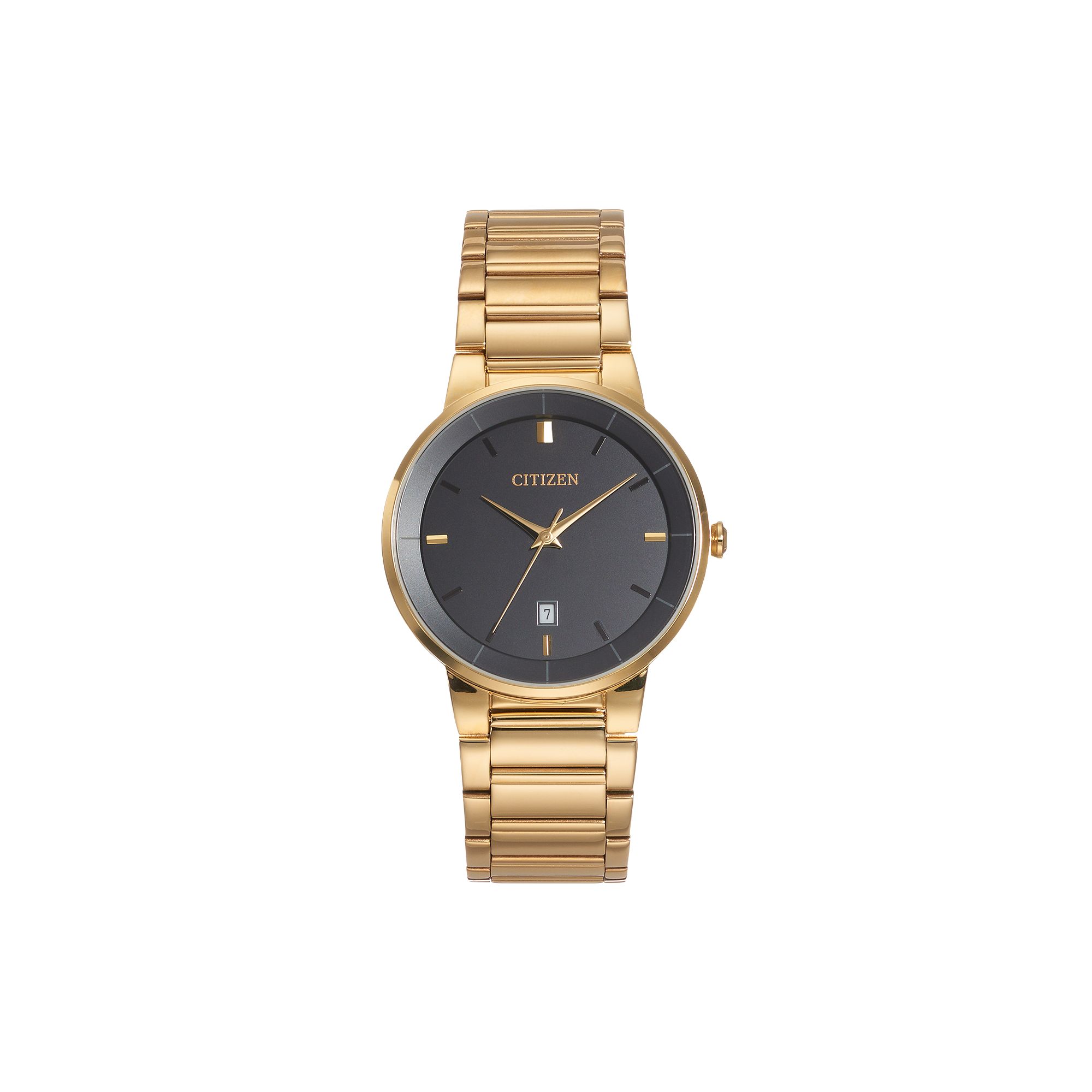 Citizen Mens Stainless Steel Watch - BI5012-53E, Gold Tone