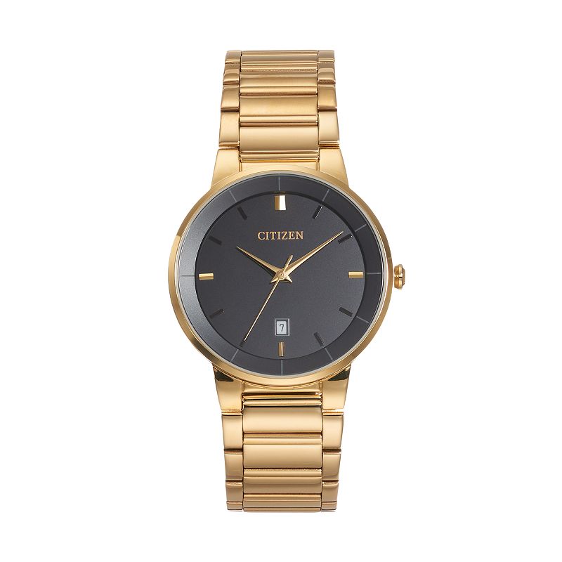 Citizen Men's Stainless Steel Watch - BI5012-53E, Gold Tone