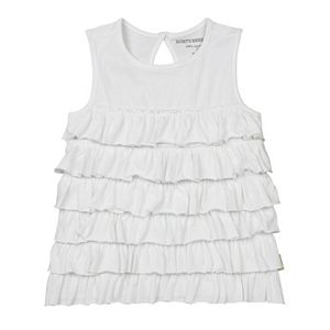 Baby Girl Burt's Bees Baby Ruffled Tank