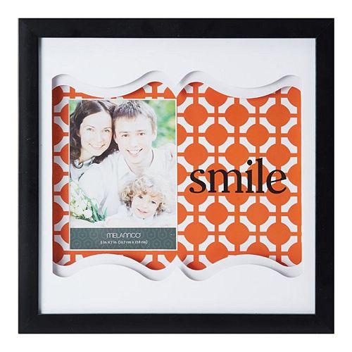 Melannco “Smile” 4″ x 6″ Shadow Box Frame