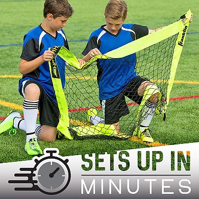 Franklin Sports 6.5' x 3.25' Fiberglass Blackhawk Soccer Goal