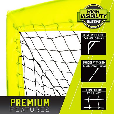 Franklin Sports 6.5' x 3.25' Fiberglass Blackhawk Soccer Goal