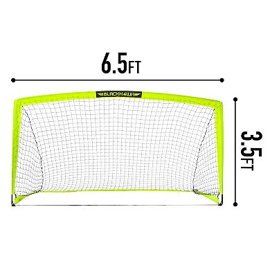 Franklin Sports 6.5' x 3.25' Fiberglass Blackhawk Soccer Goal