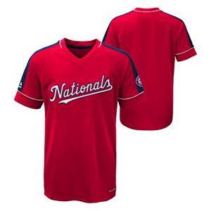 Boys 8-20 Majestic Washington Nationals Big Win Equals Me Tee