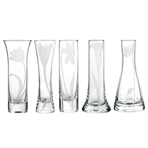 Qualia Glass Bouquet 5-pc. Bud Vase Set