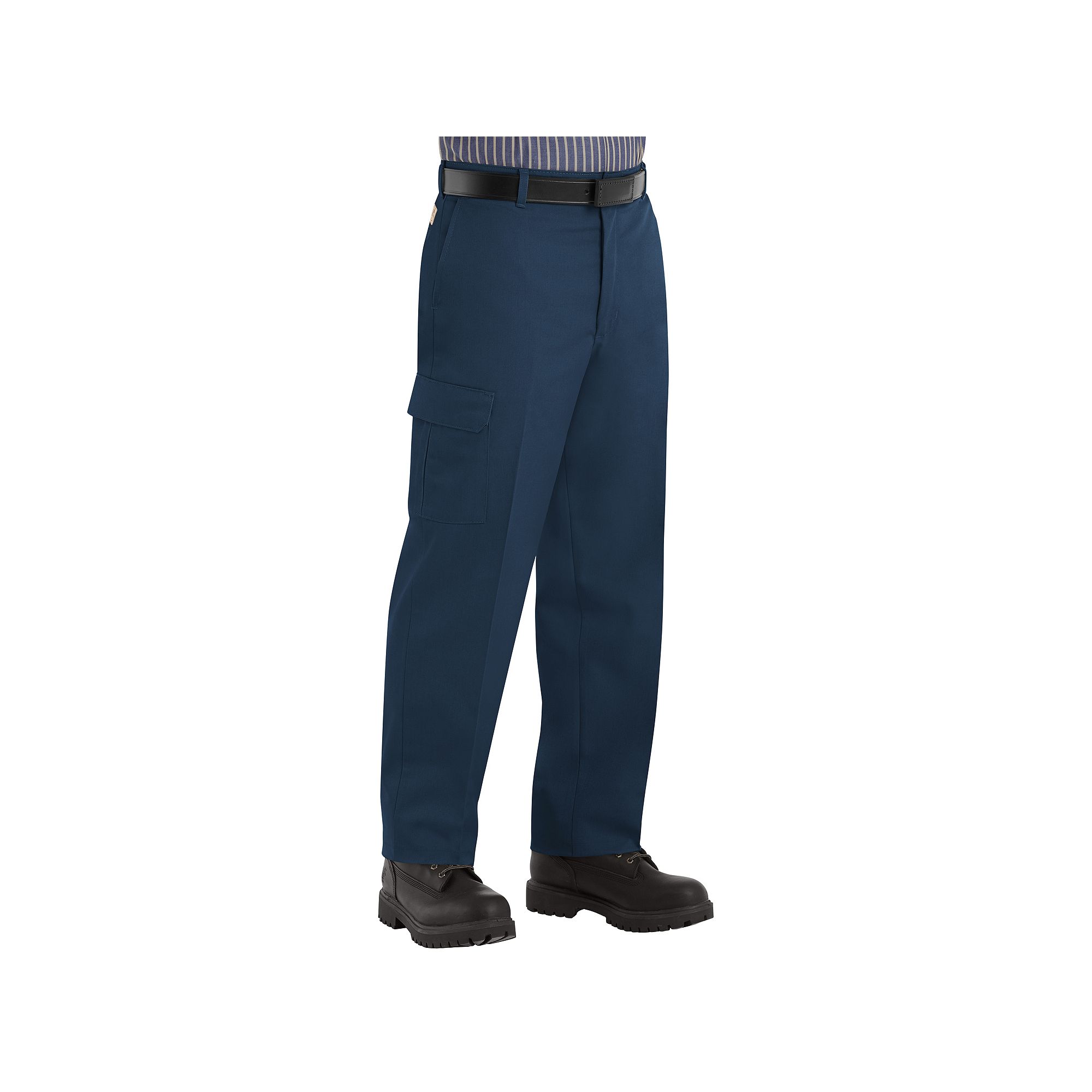 Mens Red Kap Cargo Industrial Pants, Size: 32X30, Blue